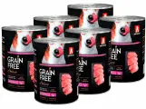 Влажный корм Зоогурман Grain Free Deluxe беззерновые для взрослых собак с индейкой банка, 350 г 6 шт