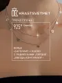 Колье Krastsvetmet, серебро, 925 проба, родирование, длина 38 см., серебристый