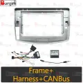 Рамка автомобильного радио Burgim Android для Volkswagen VW Passat B6 B7 CC 10-дюймовый 2DIN Fascia стерео панель жгут проводов декодер Canbus, frame cable canbus