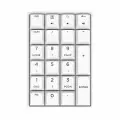 Клавиатура Aigo N18 MAX Numpad, беспроводная, цифровая, белый