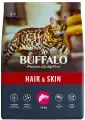 Корм сухой Mr. Buffalo Adult Hair & Skin Natural Vitality лосось для кошек здоровье кожи и шерсти (1,8 кг)