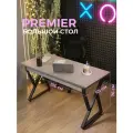 Стол компьютерный PREMIER Бетон Чикаго. Стол игровой / геймерский стол. Стол письменный для школьника,