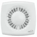 Вентилятор накладной ERA WIND 120C-02 D120 обратный клапан и тяговый выключатель, белый