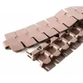 Цепь пластинчатая поворотная 880 TAB K325, POM, ширина 82,5мм, три метра.