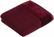 Полотенце махровое Vossen Pure berry (398), 50х100см, 100% хлопок, Австрия, 600г/кв. м.
