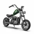 Мотоцикл CHOPPER, максимальная скорость 16км/ч, аккумулятор, надувные колёса, зеленый