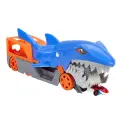 Игровой набор Hot Wheels Сити Грузовик Голодная акула, с хранилищем для машинок GVG36 1:64, 40 см