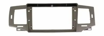 Рамка для установки магнитолы в Toyota Corolla 2004 - 2006 (бежевая) для дисплея 9 дюймов (правый руль)