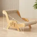 Когтеточка для кошек из сизаля, наполнитель для кошачьего туалета, одно глубокое кресло, гамак, диван, без крошек
