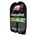 ALPHAPET SUPERPREMIUM 80 гр ламистер влажный корм для кошек с чувствительным пищеварением кролик и черника 45 шт