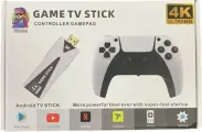 Игровая приставка Android Game TV Stick 128 GB + 2 беспроводных геймпада