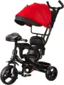 Велосипед трехколесный Pilot PT2, с ручкой управления, пластиковые колеса 10 и 8, красный, PT2R