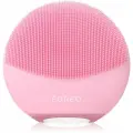 Foreo Двусторонняя щеточка для глубокого очищения лица LUNA 4 Mini, цвет розовый
