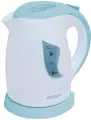 Чайник электрический Energy E-209, 1 л, пластик, бело-голубой