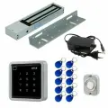 Электромагнитный замок для офиса с WiFi кодовой панелью и бесконтактными брелками / удержание 180 кг / сенсорные кнопки