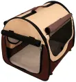 Дом-тент для транспортировки животных Triol Отдых 1039S, размер - 48 х 41 х 41 см, цвет - коричневый, 30711003