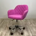 Стул мастера FitBest на колесиках , розовый
