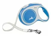 Flexi рулетка-ремень для собак, синяя, New Comfort Tape blue 12 кг, 3 м