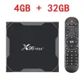 X96 MAX Plus Smart TV BOX 64ГБ, 4G 32G, Европейская