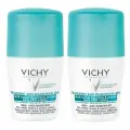 Vichy Дезодорант-антиперспирант против белых и желтых пятен для защиты на 48 часов, 2 х 50 мл