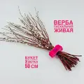 Букет из натуральной живой вербы красноталка. Вербный букет на пасху