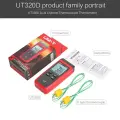 UNI-T UT320D UT320A Термометр-гигрометр Thermokoppel контактный двухканальный измеритель температуры K/J Тестер гигрометра, UT320D