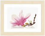 PN-0008304 Набор для вышивки крестом LanArte Magnolia Twig with Flower Веточка магнолии