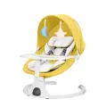 Электронные качели шезлонг 3 в 1 Dearest Pro Max Deluxe Whait Yellow - для безопасного и комфортного сна вашего малыша!