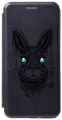 Чехол-книжка на Apple iPhone 14 Plus / Эпл Айфон 14 Плюс с рисунком Grand Rabbit черный