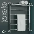 Полотенцесушитель Водяной Onix, модель Orion Plus Right 600x800 Лесенка с боковым подключением справа, Хром, полный комплект