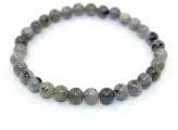 Браслет-нить Handinsilver ( Посеребриручку ), лабрадорит, 1 шт., размер 16 см, диаметр 6 см, серый