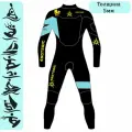 Гидрокостюм Esoteric Warrior 5/3 Black/Mint (XL)