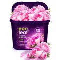 Капсулы для стирки EcoLeaf Пион 3в1, антибактериальный эффект, 50 шт