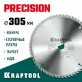 Диск пильный по дереву, KRAFTOOL PRECISSION 305х30мм 60Т
