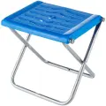 Стул походный складной Nika ПСП4, пластиковое сиденье, индиго