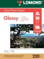 Фотобумага Lomond 0102089 A4/220г/м2/50л./белый глянцевое/глянцевое для струйной печати