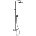 Душевая стойка Gappo G2495-79 с термостатом, оружейная сталь