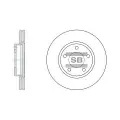 HI-Q SD4401 диск тормозной передний\ Mazda (Мазда) 3 / 5 1.4 / 1.6 / td / 2.0cd 03