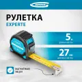 Рулетка Gross Experte 5 м x 27 мм, двухкомпон. корпус, магнит, двухстор. разметка, нейлон 32575