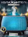 Увлажнитель воздуха ультразвуковой с подсветкой, 7 режимов подсветки, Аромадиффузор ночник для дома, Белый
