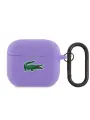 Lacoste для AirPods 3 чехол Liquid silicone Croc Logo Parme
