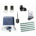 Автоматика для откатных ворот KSL-800 FULL-5K5-BT, комплект: привод, 2 пульта, Bluetooth-модуль, фотоэлементы, лампа, 5 реек