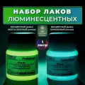 Лак люминесцентный универсальный VESTA PROFESSIONAL набор из 2 цветов - по 1 л