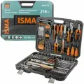 Набор инструментов ISMA 216 предметов 1/4, 1/2 6 гр ISMA-38841DS(56482)