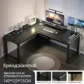 Материал черное углеродное волокно Стол правый угловой 120X800X75CM