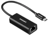 Адаптер Lenovo ThinkPad LX0804 черный USB-C to Ethernet Adapter