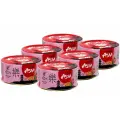 Корм влажный Prime Asia Tuna & Shrimps для кошек, тунец и креветки в желе, 85 г х 6 шт
