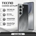 Смартфон TECNO CAMON 40 Pro 8ГБ/256ГБ, черный (galaxy black)