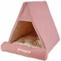 Домик для животных PUPPIA Wave Check, розовый, 50х45х38см (Южная Корея)