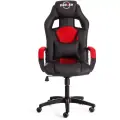 Кресло геймерское Tetchair DRIVER (22) кож/зам/ткань, черный/красный, 36-6/TW-08
